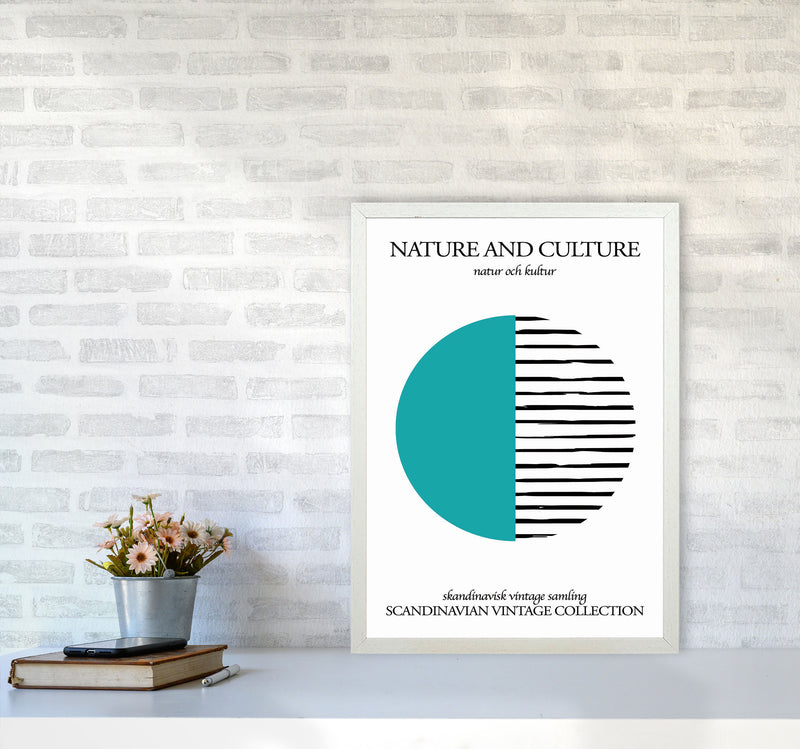 Nature And Culture Scandinavian Collection IV Art Print by Jason Stanley A2 Oak Frame