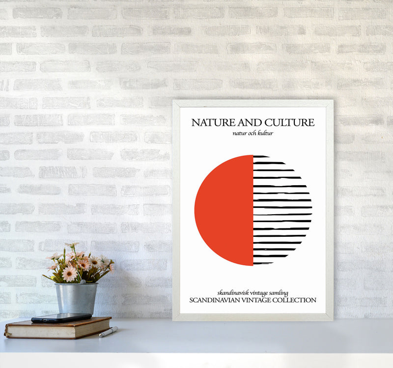 Nature And Culture Scandinavian Collection III Art Print by Jason Stanley A2 Oak Frame