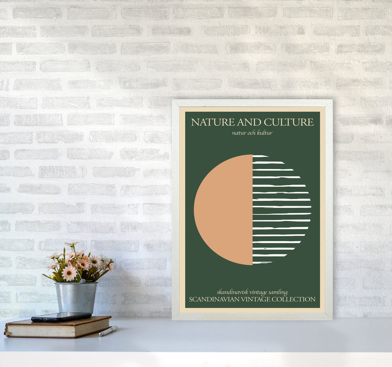 Nature And Culture Scandinavian Collection Art Print by Jason Stanley A2 Oak Frame