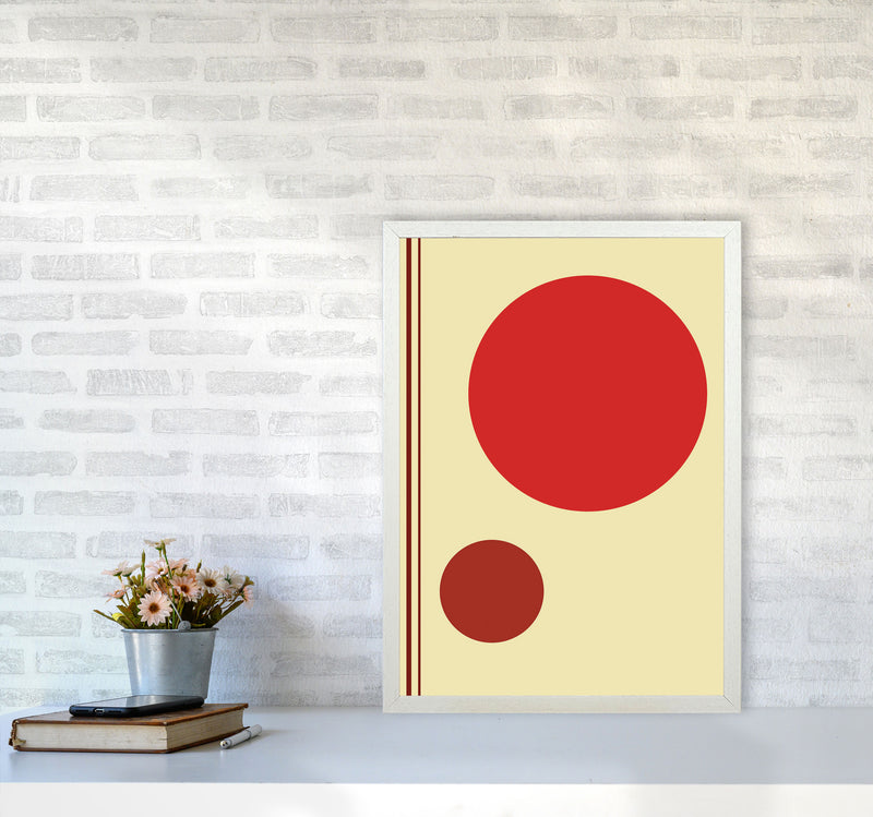 Minimal Geometric Series - 39 Art Print by Jason Stanley A2 Oak Frame