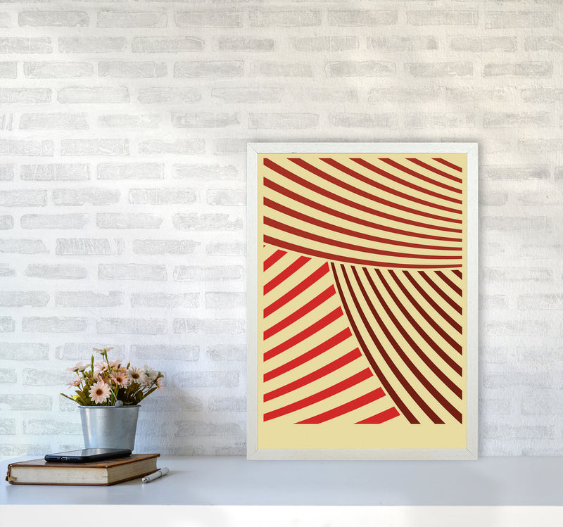 Minimal Geometric Series - 38 Art Print by Jason Stanley A2 Oak Frame