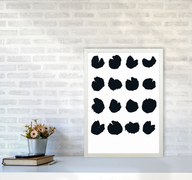 Minimal Geometric Series - 44 Art Print by Jason Stanley A2 Oak Frame