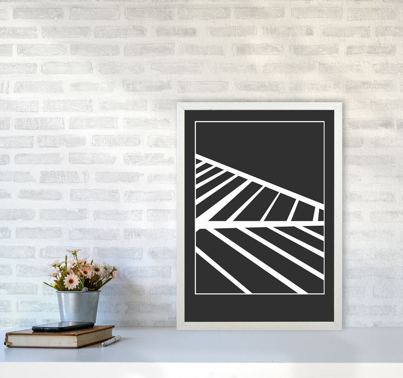 Minimal Geometric Series - 25 Art Print by Jason Stanley A2 Oak Frame