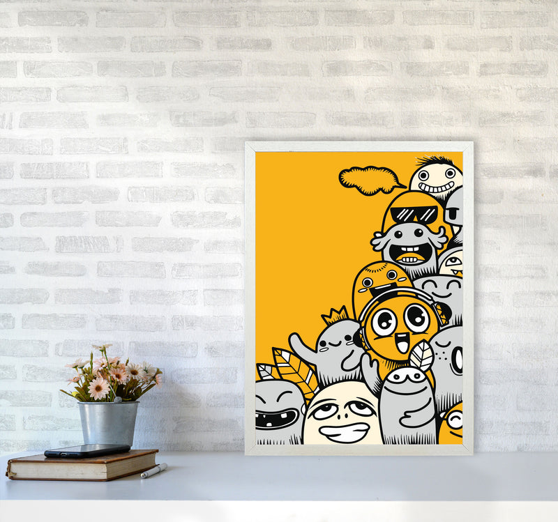 Happiness Comes In Many Forms Art Print by Jason Stanley A2 Oak Frame