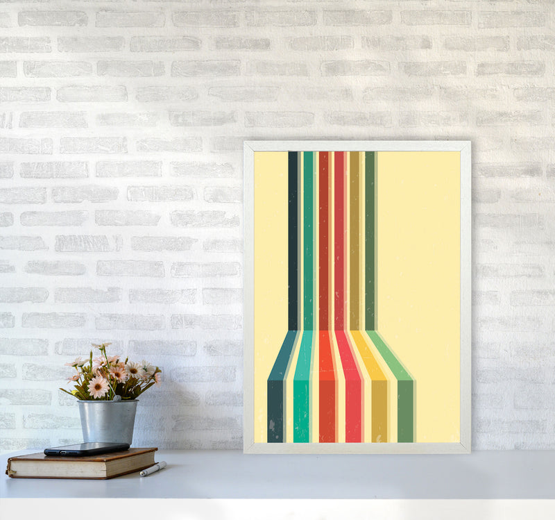 Minimal Geometric Series - 50 Art Print by Jason Stanley A2 Oak Frame