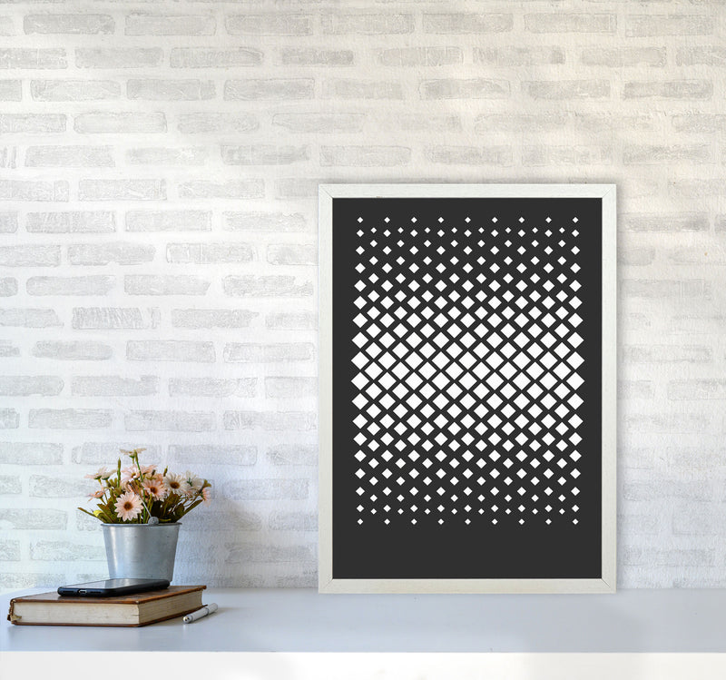 Minimal Geometric Series - 35 Art Print by Jason Stanley A2 Oak Frame