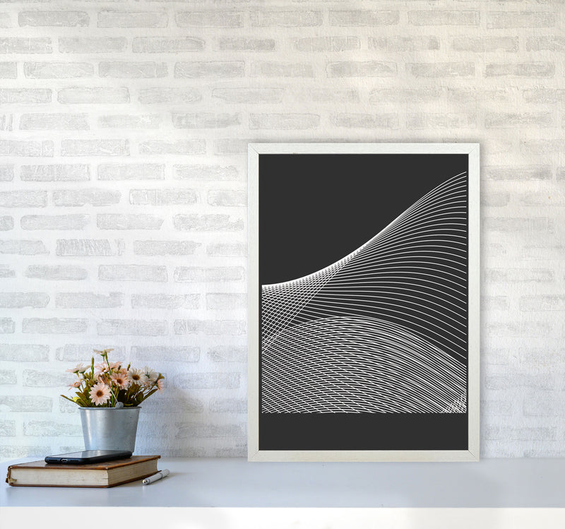 Minimal Geometric Series - 13 Art Print by Jason Stanley A2 Oak Frame