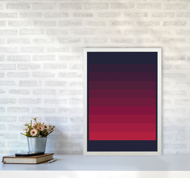 Minimal Geometric Series - 5 Art Print by Jason Stanley A2 Oak Frame