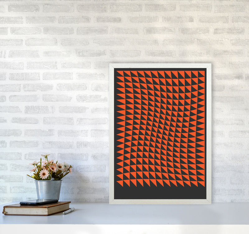 Minimal Geometric Series - 19 Art Print by Jason Stanley A2 Oak Frame