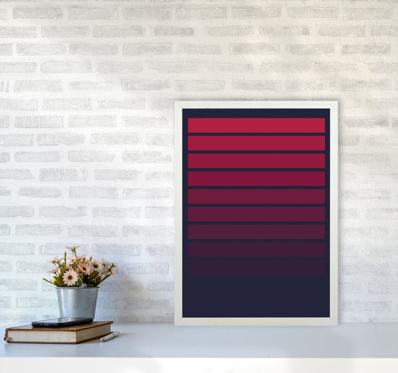 Minimal Geometric Series - 4 Art Print by Jason Stanley A2 Oak Frame