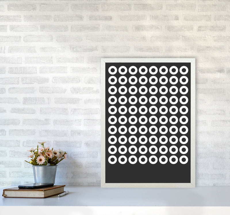 Minimal Geometric Series - 7 Art Print by Jason Stanley A2 Oak Frame