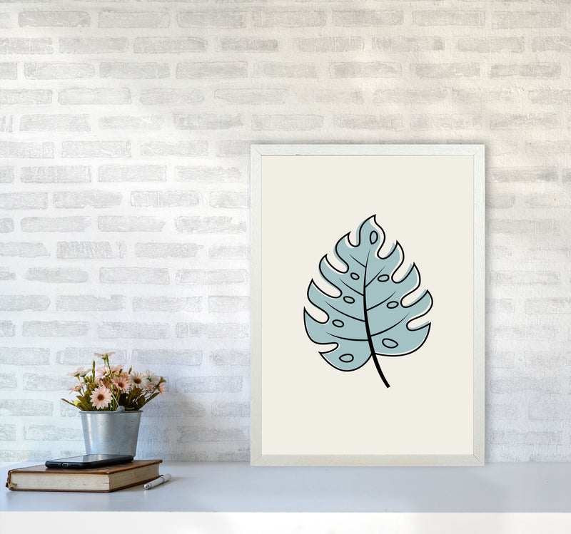 Abstract Tropical Leaves III Art Print by Jason Stanley A2 Oak Frame