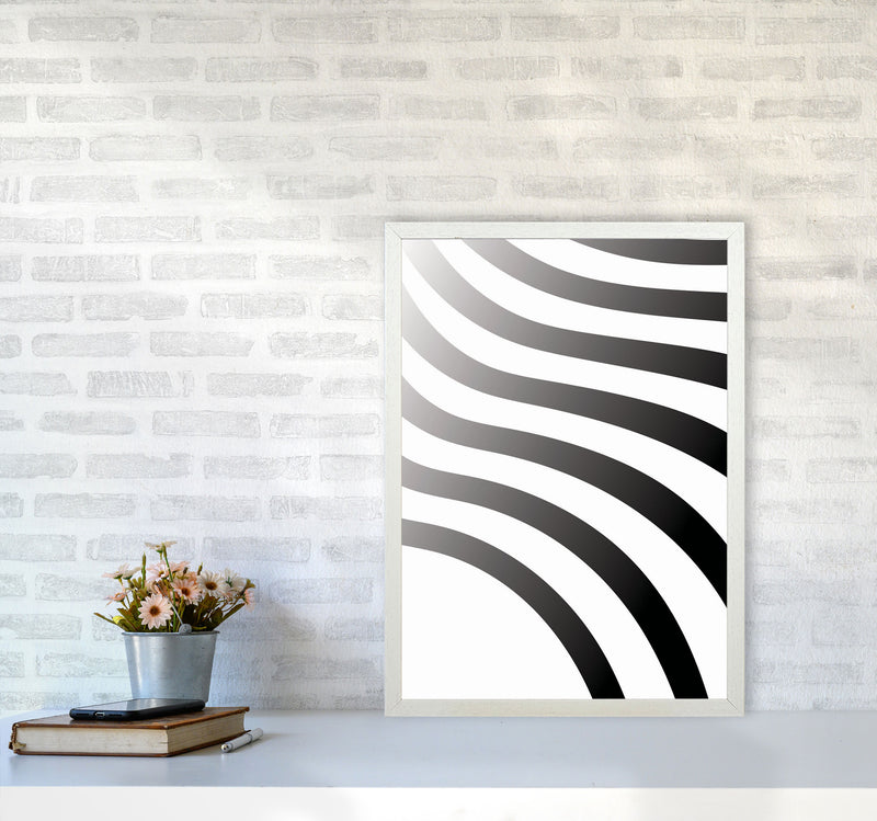 Minimal Geometric Series - 2 Art Print by Jason Stanley A2 Oak Frame