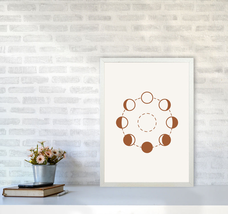 Everything Goes In Cycles Art Print by Jason Stanley A2 Oak Frame