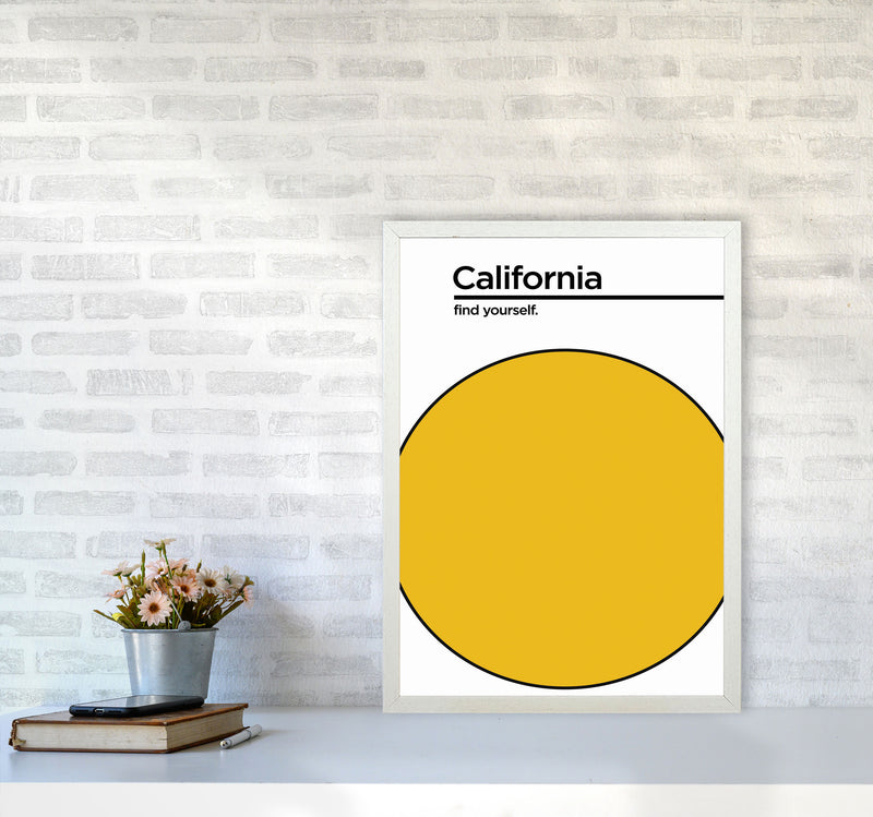 California Find Yourself Art Print by Jason Stanley A2 Oak Frame