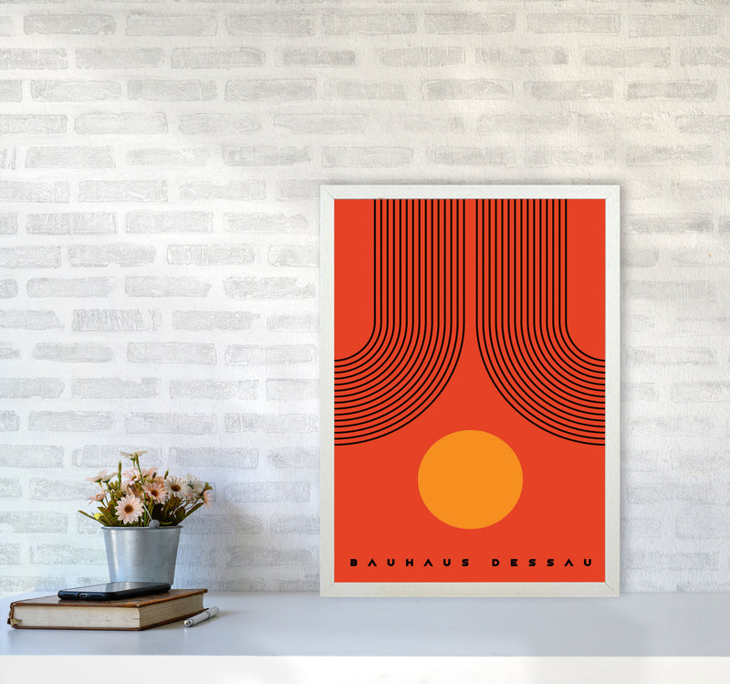 Bauhaus Design IIIIII Art Print by Jason Stanley A2 Oak Frame