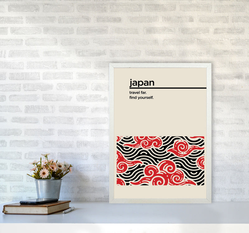 Japan Find Yourself Art Print by Jason Stanley A2 Oak Frame