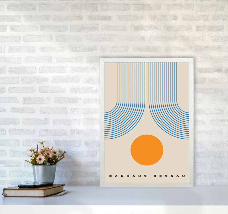 Bauhaus Design III Art Print by Jason Stanley A2 Oak Frame