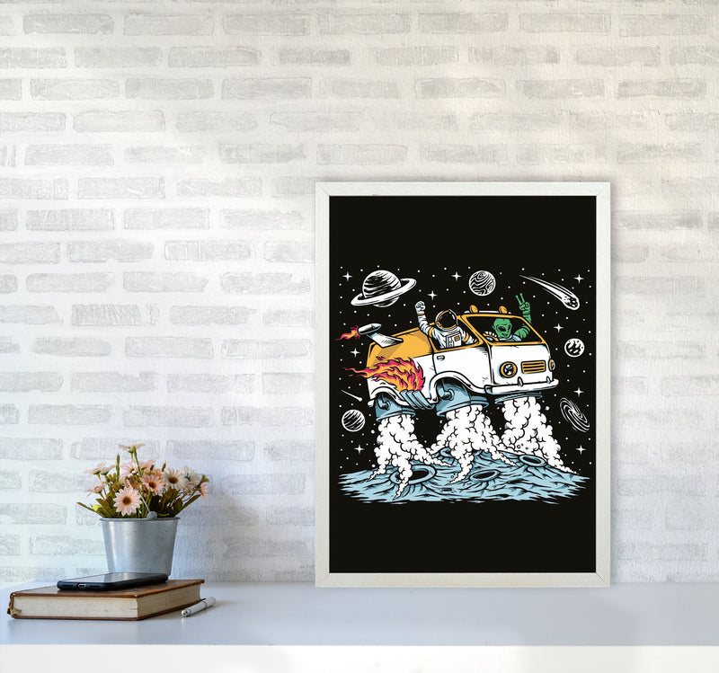 The Good Time Gang Art Print by Jason Stanley A2 Oak Frame