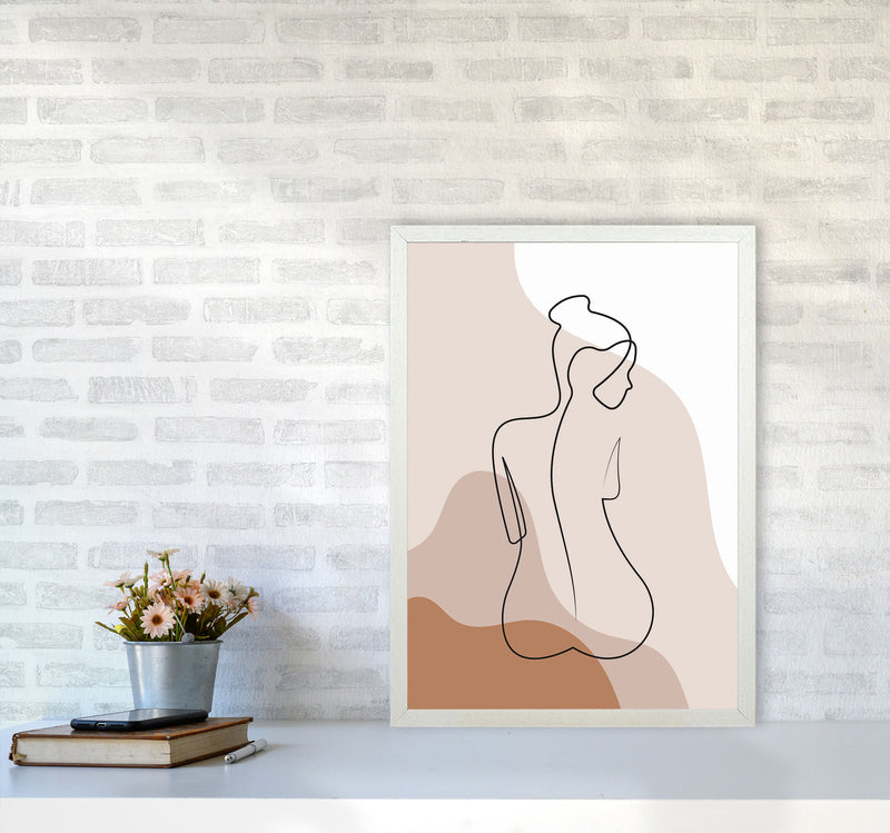 Female Figure II Art Print by Jason Stanley A2 Oak Frame