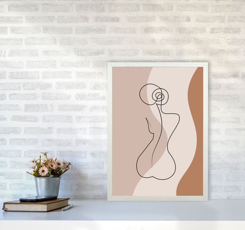 Female Figure I Art Print by Jason Stanley A2 Oak Frame