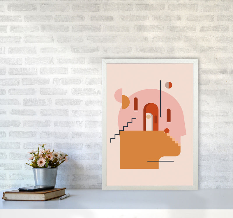 Keep Climbing II Art Print by Jason Stanley A2 Oak Frame