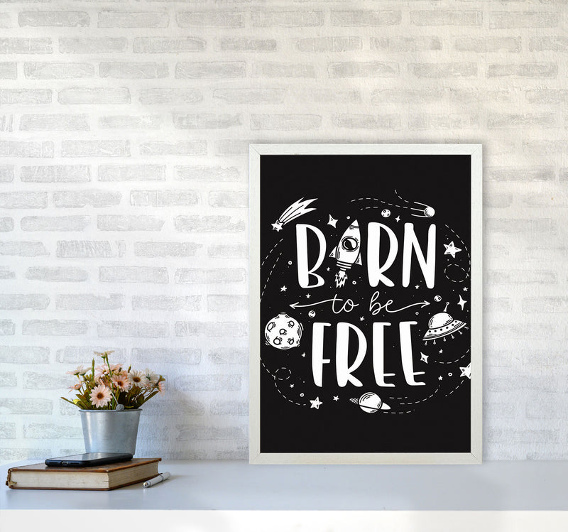 Born To Be Free Art Print by Jason Stanley A2 Oak Frame