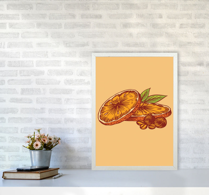 Orange Slices Art Print by Jason Stanley A2 Oak Frame