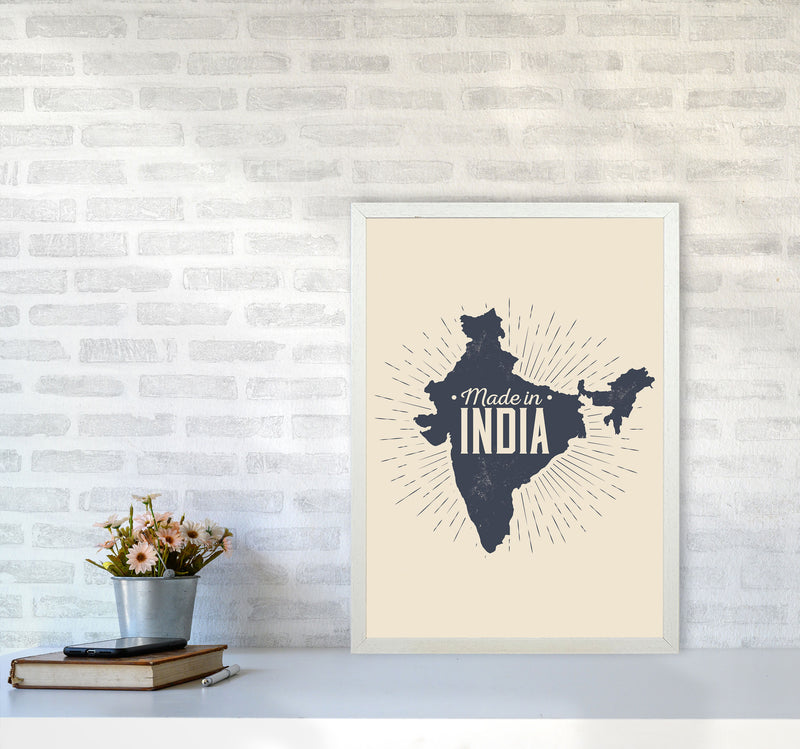 Made In India Art Print by Jason Stanley A2 Oak Frame