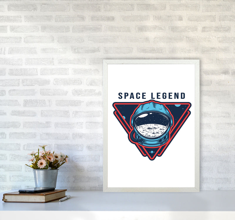 Space Legend Art Print by Jason Stanley A2 Oak Frame