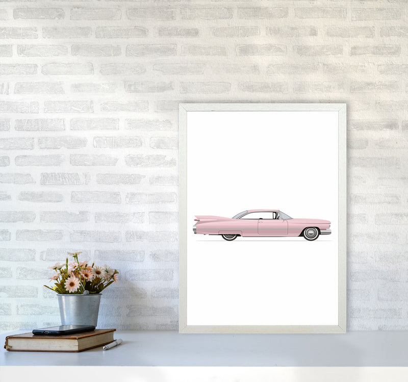 Pink Classic Art Print by Jason Stanley A2 Oak Frame