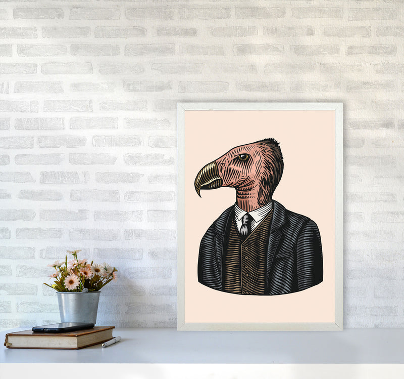 Mr. Condor Art Print by Jason Stanley A2 Oak Frame