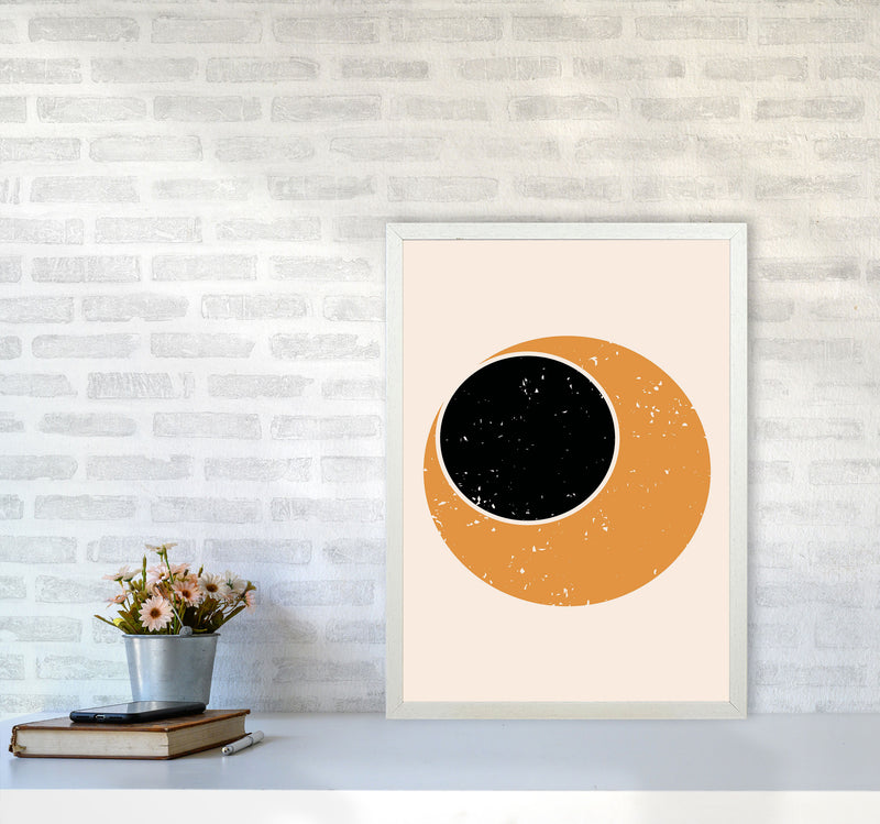 Abstract Contemporary Sun Art Print by Jason Stanley A2 Oak Frame