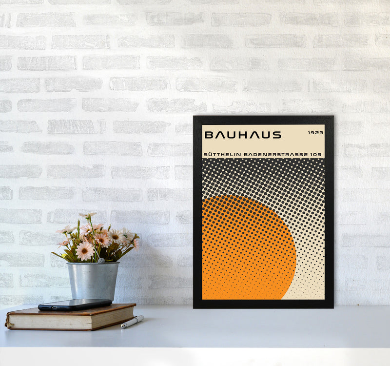 Bauhaus Geometric Yellow Vibe II Art Print by Jason Stanley A3 White Frame