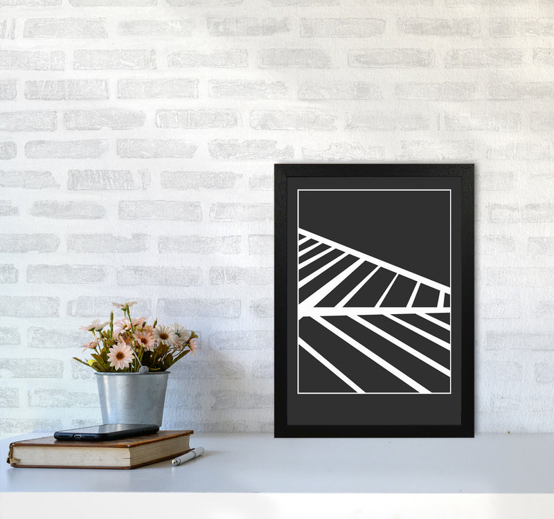 Minimal Geometric Series - 25 Art Print by Jason Stanley A3 White Frame