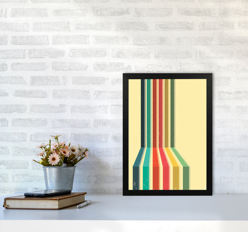 Minimal Geometric Series - 50 Art Print by Jason Stanley A3 White Frame