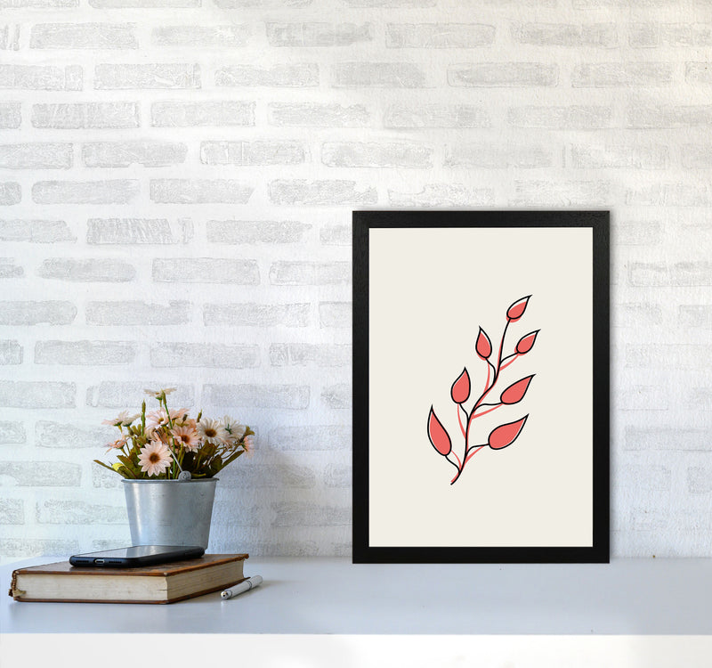 Abstract Tropical Leaves II Art Print by Jason Stanley A3 White Frame