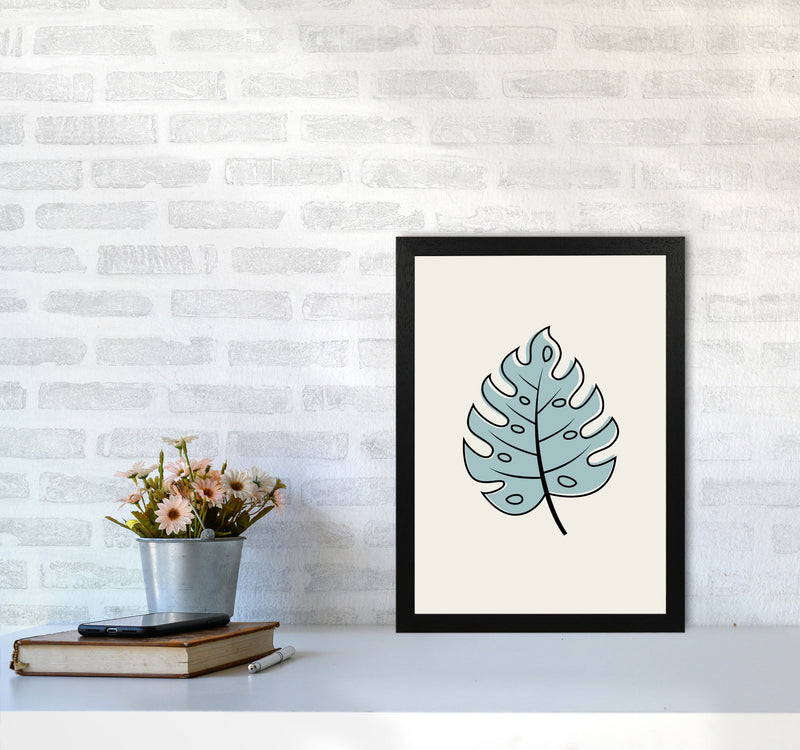 Abstract Tropical Leaves III Art Print by Jason Stanley A3 White Frame