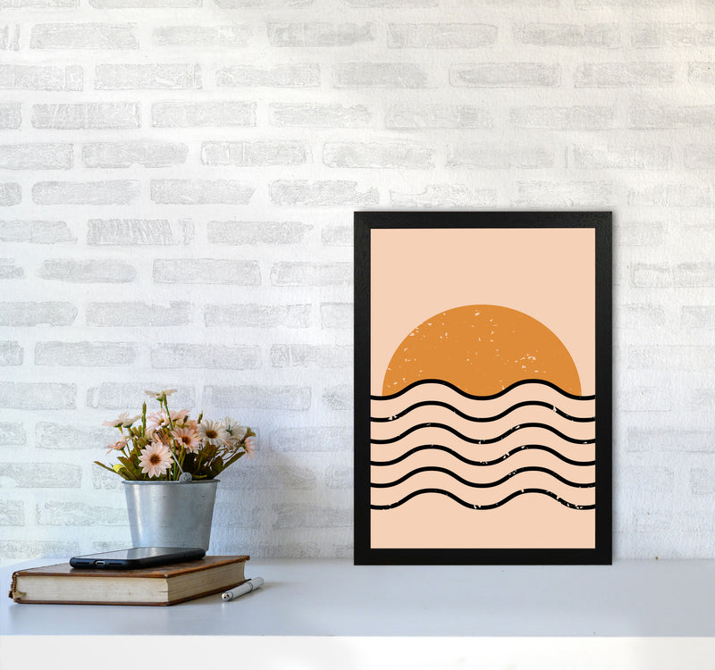 Everything Moves In Waves Art Print by Jason Stanley A3 White Frame