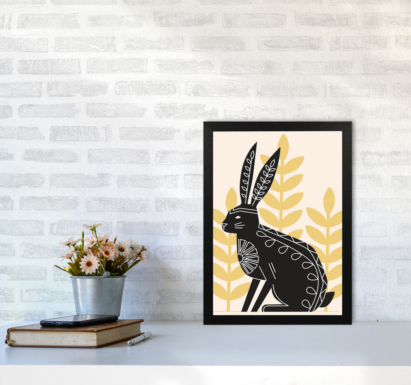 Bunny's Natural Habitat Art Print by Jason Stanley A3 White Frame
