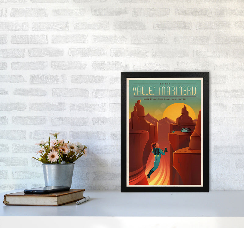 Spacex - Olympus Mons Art Print by Jason Stanley A3 White Frame