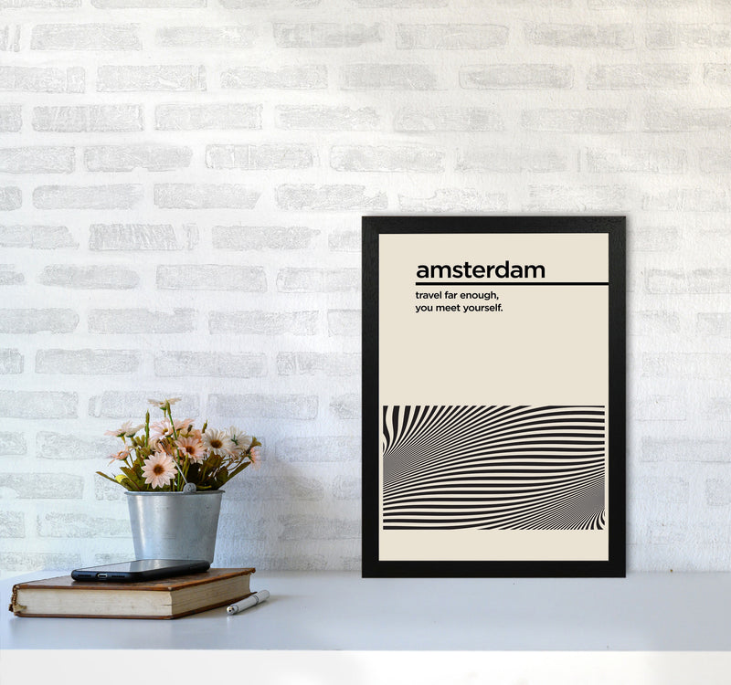 Amsterdam Travel II Art Print by Jason Stanley A3 White Frame