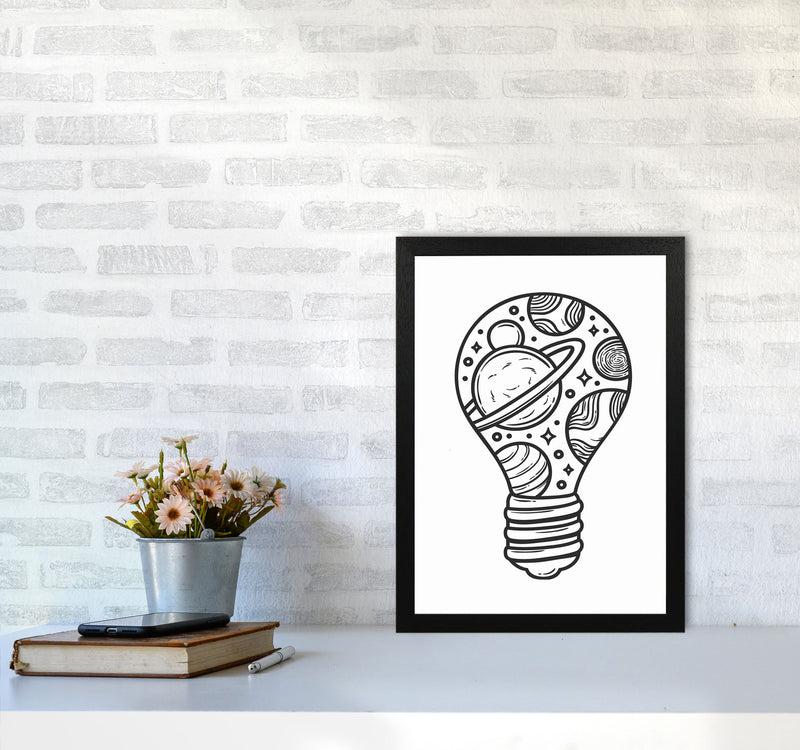 I Just Had An Idea Art Print by Jason Stanley A3 White Frame