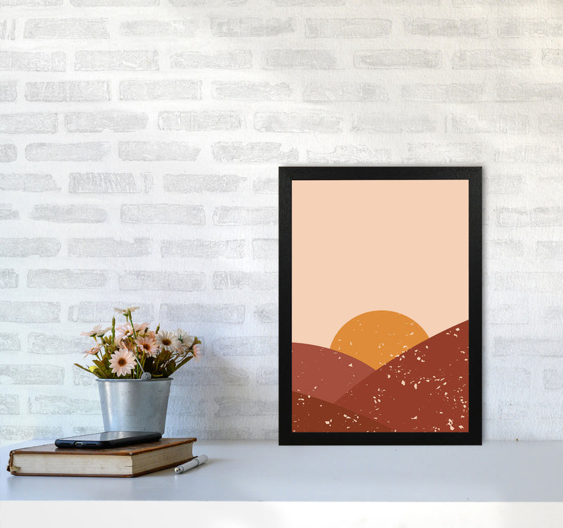 The Perfect Sunset Art Print by Jason Stanley A3 White Frame