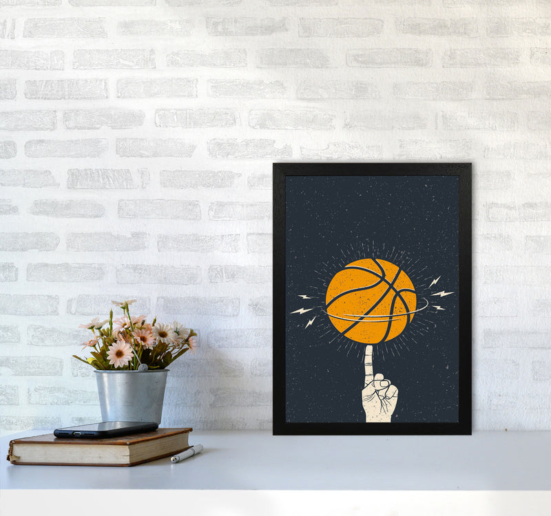 Basketball Is Fun Art Print by Jason Stanley A3 White Frame