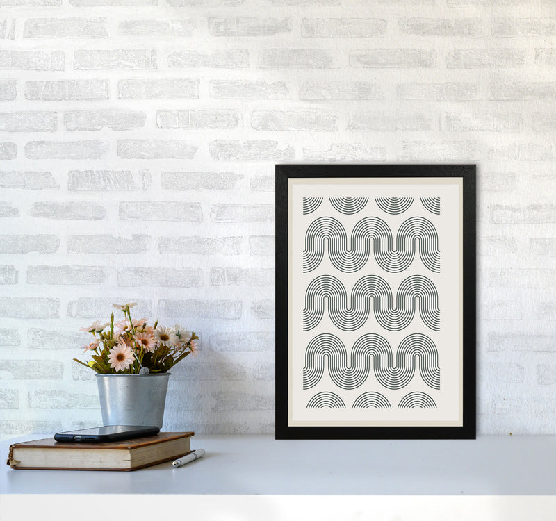 Modern Geometric 2 Art Print by Jason Stanley A3 White Frame