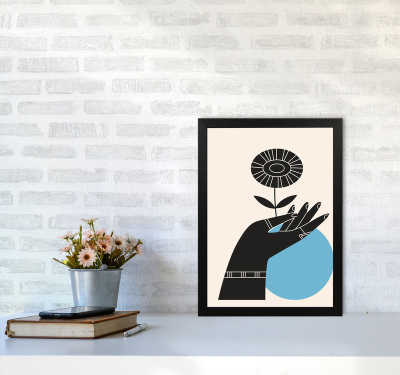 Abstract Hand III Art Print by Jason Stanley A3 White Frame