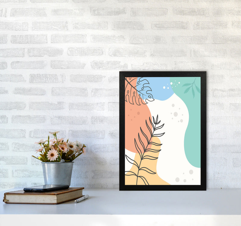 Abstract Leaves II Art Print by Jason Stanley A3 White Frame