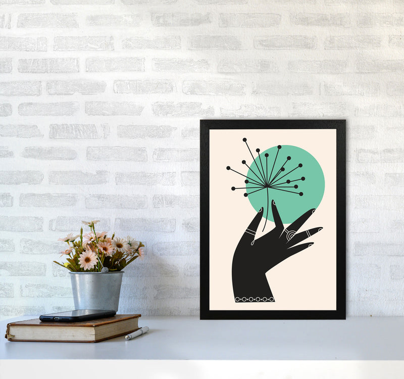 Abstract Hand II Art Print by Jason Stanley A3 White Frame