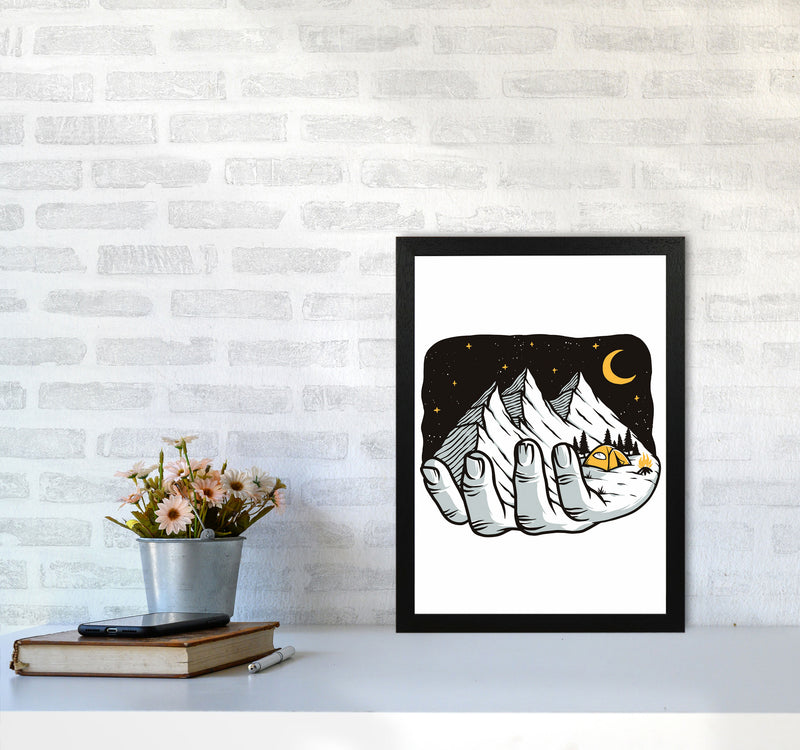 Grab A Handfull Art Print by Jason Stanley A3 White Frame